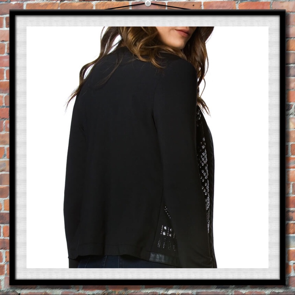 Carmin Studded Knit Jacket or Top - Picture 3 of 7